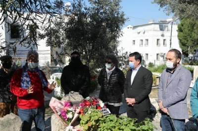Saynur Gelendost, Bodrum'da mezarı başında anıldı